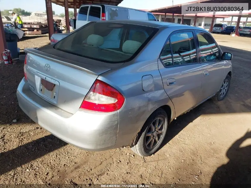 JT2BK18U030080364 2003 Toyota Prius