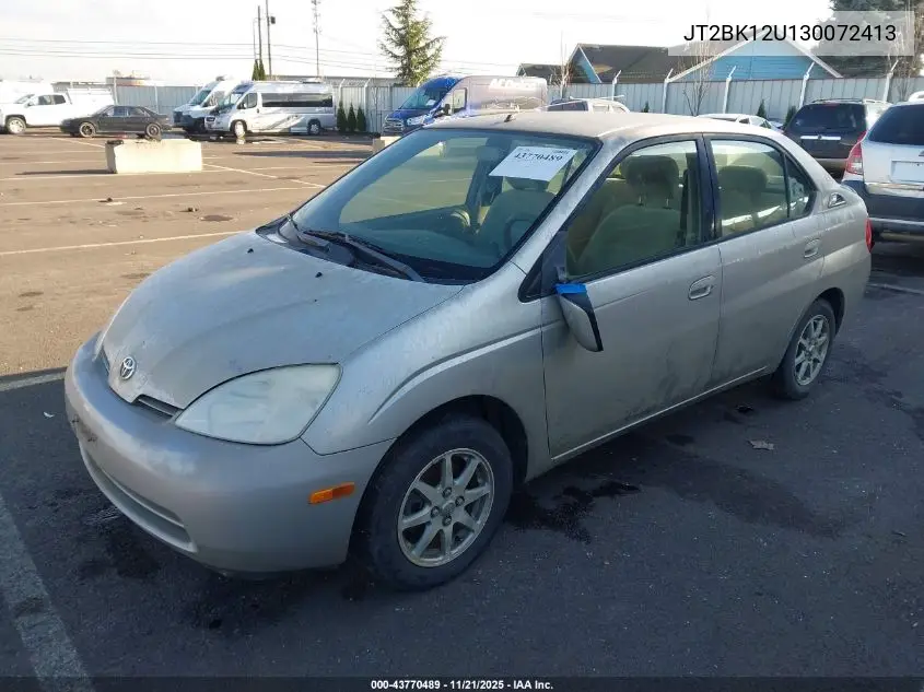 JT2BK12U130072413 2003 Toyota Prius