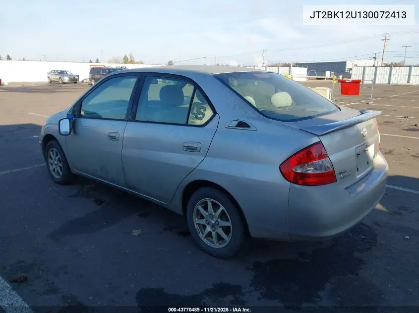 JT2BK12U130072413 2003 Toyota Prius