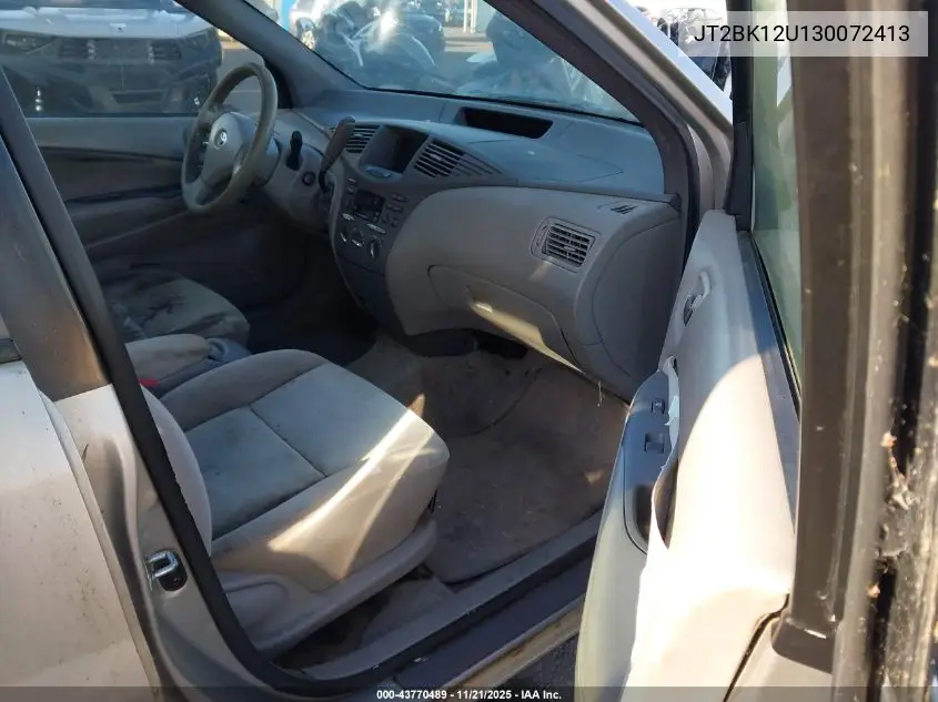 JT2BK12U130072413 2003 Toyota Prius