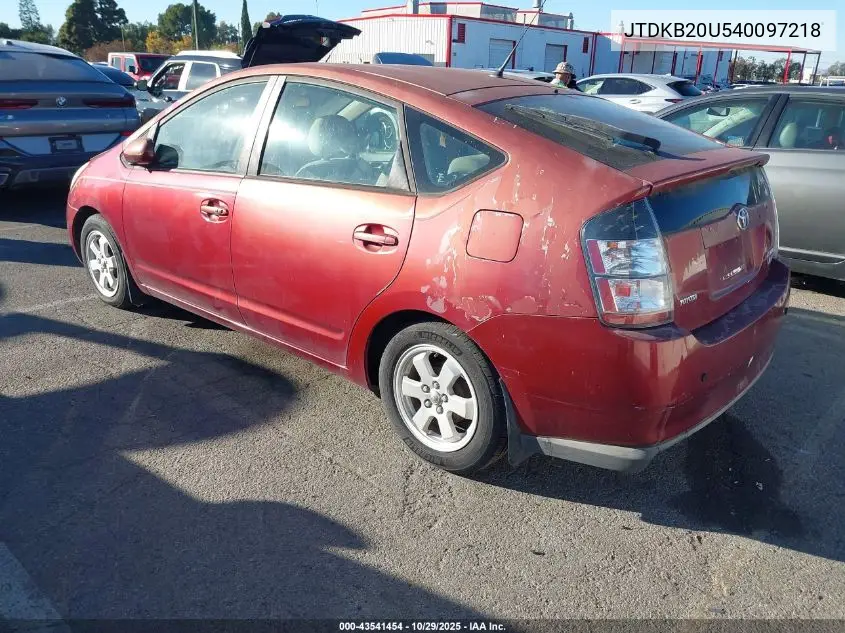 JTDKB20U540097218 2004 Toyota Prius