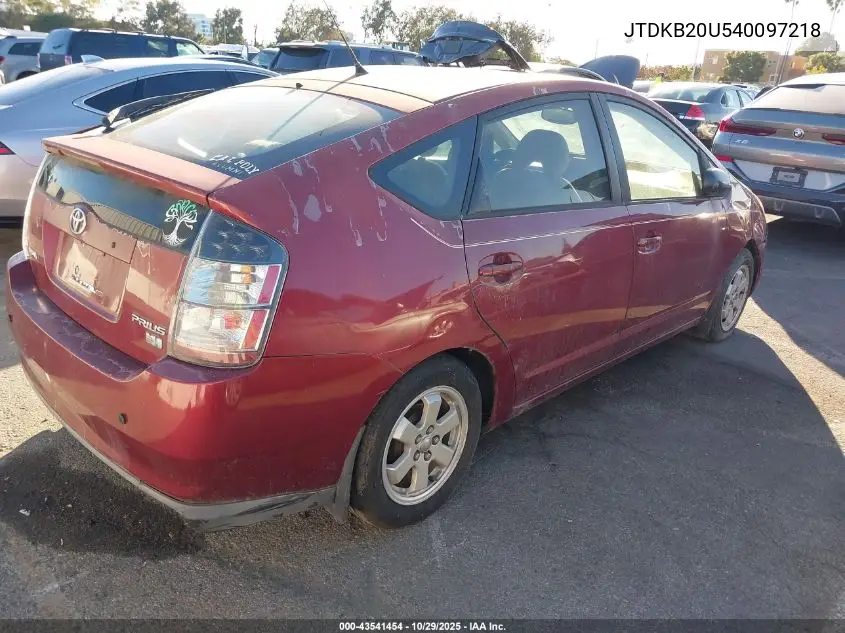 JTDKB20U540097218 2004 Toyota Prius