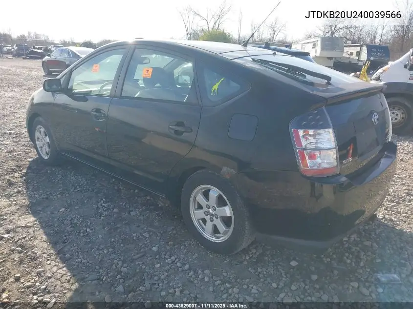 JTDKB20U240039566 2004 Toyota Prius