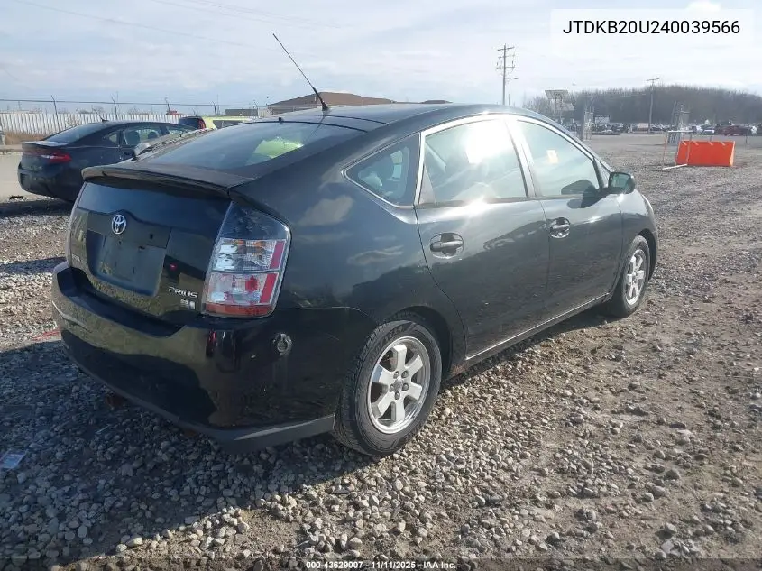 JTDKB20U240039566 2004 Toyota Prius