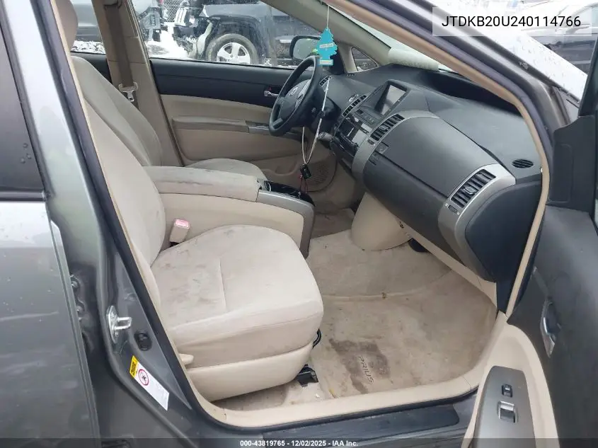 JTDKB20U240114766 2004 Toyota Prius