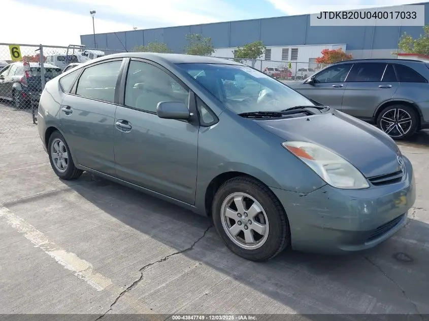 JTDKB20U040017033 2004 Toyota Prius
