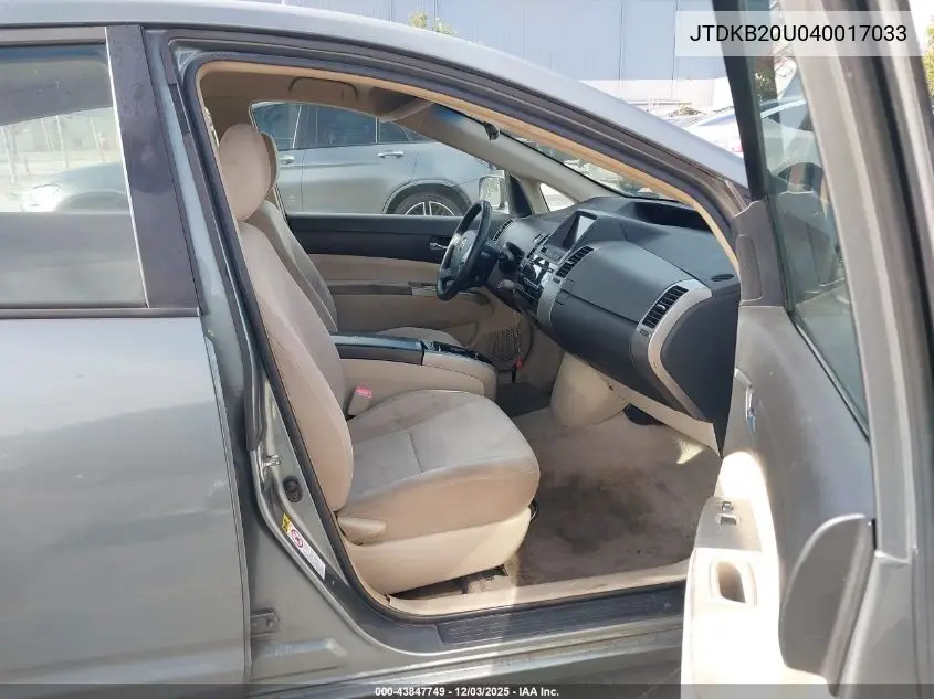 JTDKB20U040017033 2004 Toyota Prius