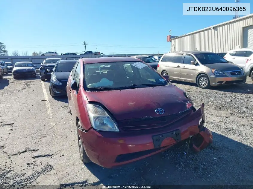 JTDKB22U640096365 2004 Toyota Prius