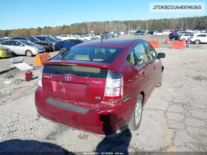 JTDKB22U640096365 2004 Toyota Prius