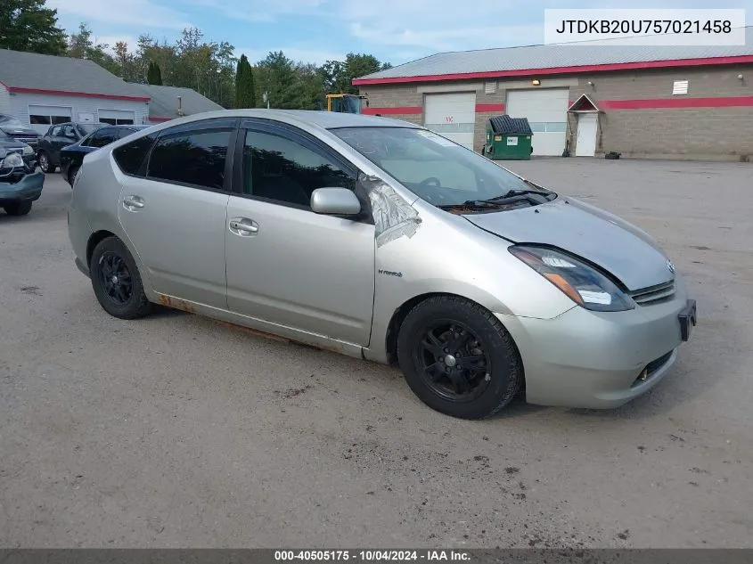 JTDKB20U757021458 2005 Toyota Prius