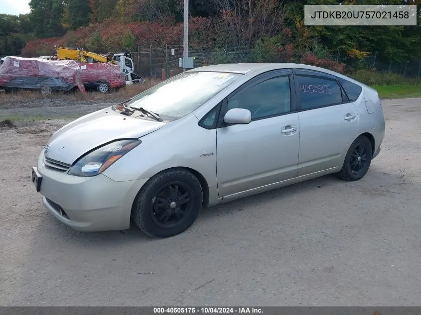 JTDKB20U757021458 2005 Toyota Prius