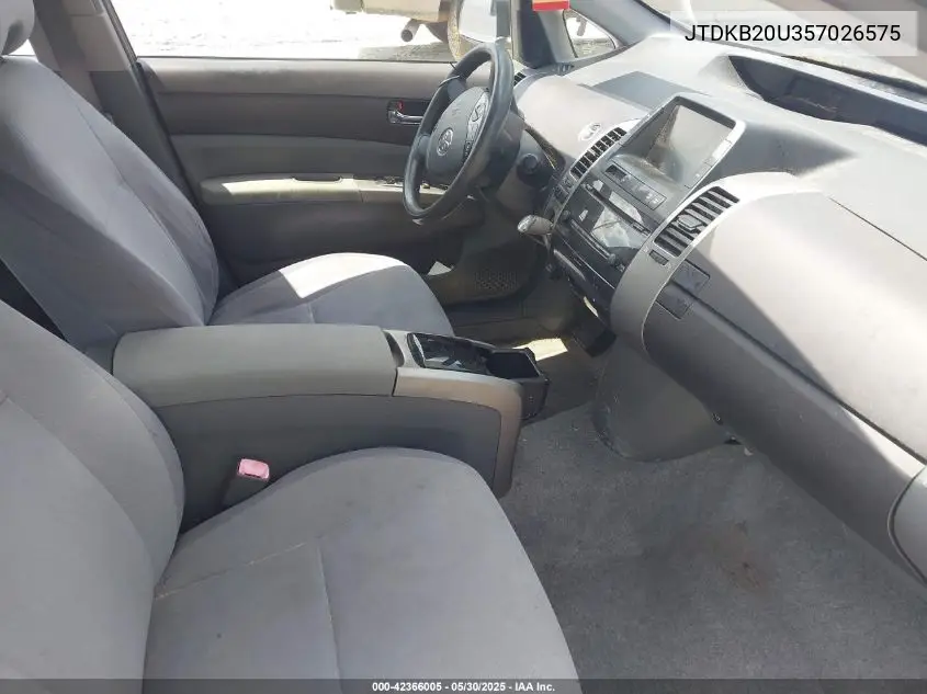 2005 Toyota Prius VIN: JTDKB20U357026575 Lot: 42366005