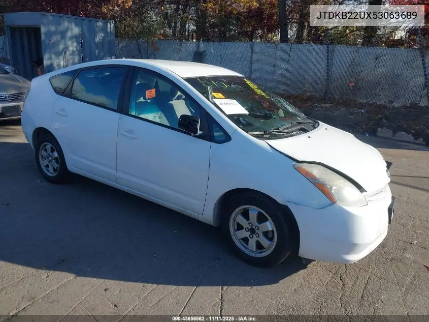 JTDKB22UX53063689 2005 Toyota Prius