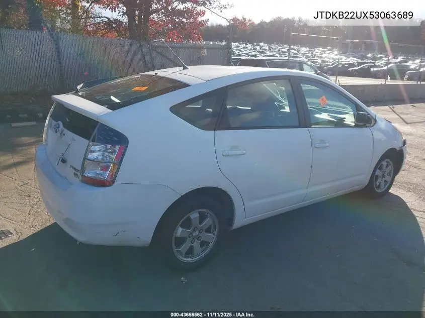 JTDKB22UX53063689 2005 Toyota Prius