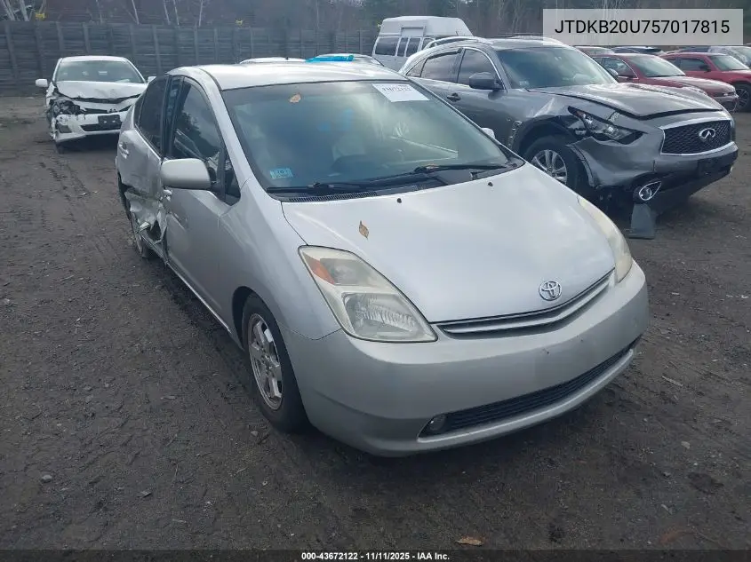 JTDKB20U757017815 2005 Toyota Prius