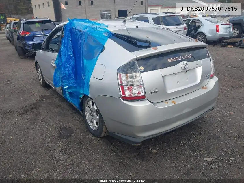 JTDKB20U757017815 2005 Toyota Prius