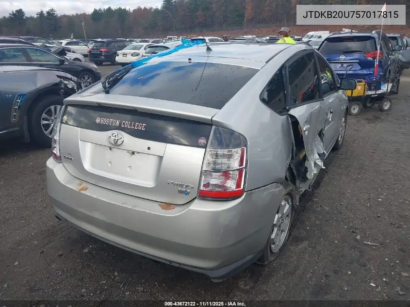 JTDKB20U757017815 2005 Toyota Prius
