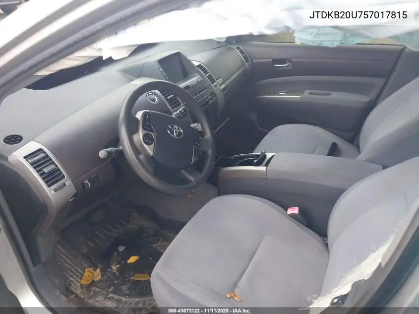 JTDKB20U757017815 2005 Toyota Prius