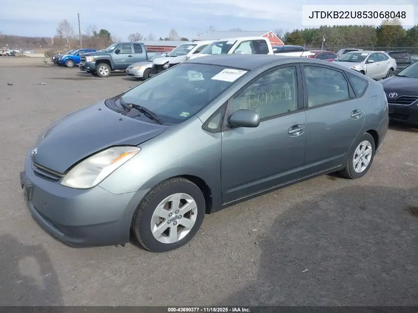 JTDKB22U853068048 2005 Toyota Prius