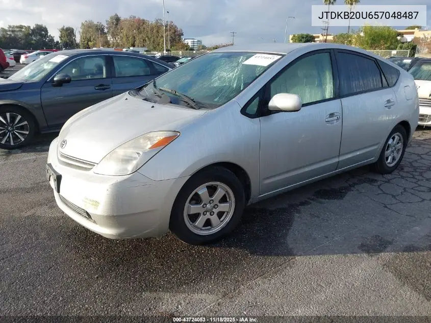 JTDKB20U657048487 2005 Toyota Prius