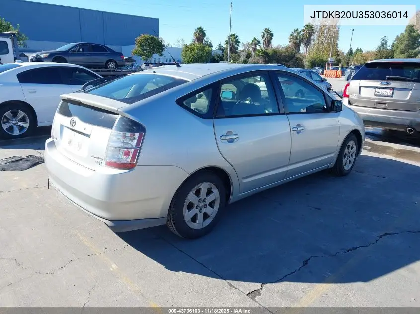 JTDKB20U353036014 2005 Toyota Prius