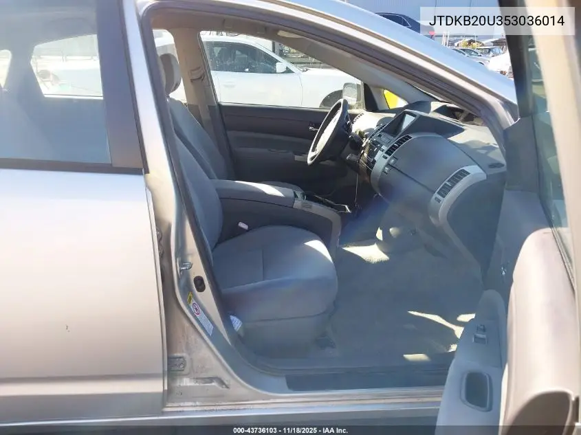 JTDKB20U353036014 2005 Toyota Prius