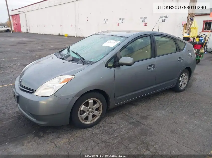 JTDKB20U753010290 2005 Toyota Prius