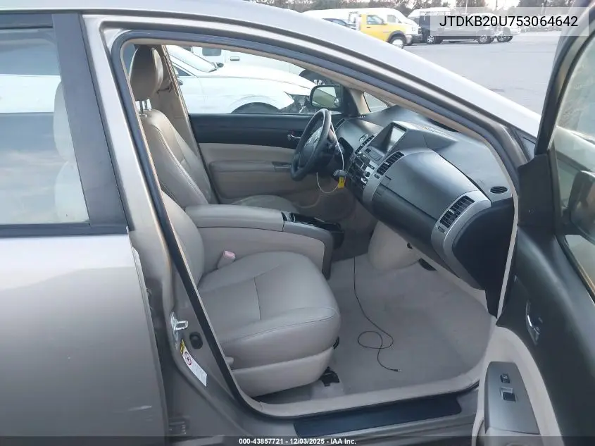 JTDKB20U753064642 2005 Toyota Prius