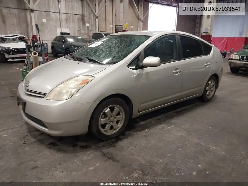 JTDKB20UX57033541 2005 Toyota Prius