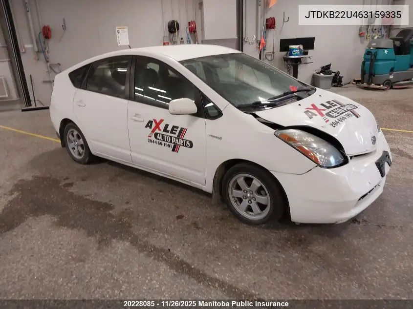JTDKB22U463159335 2006 Toyota Prius