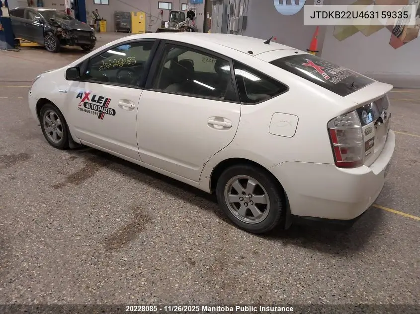 JTDKB22U463159335 2006 Toyota Prius