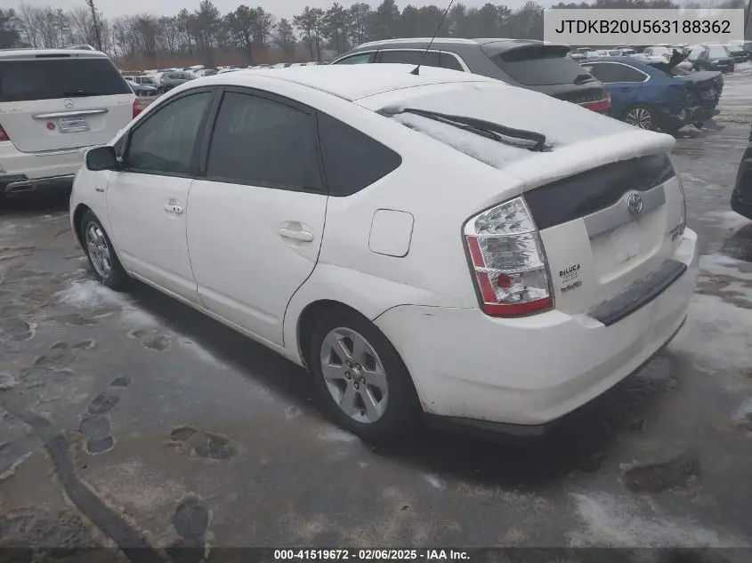 2006 Toyota Prius VIN: JTDKB20U563188362 Lot: 41519672