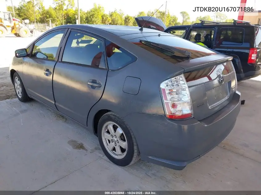 JTDKB20U167071886 2006 Toyota Prius