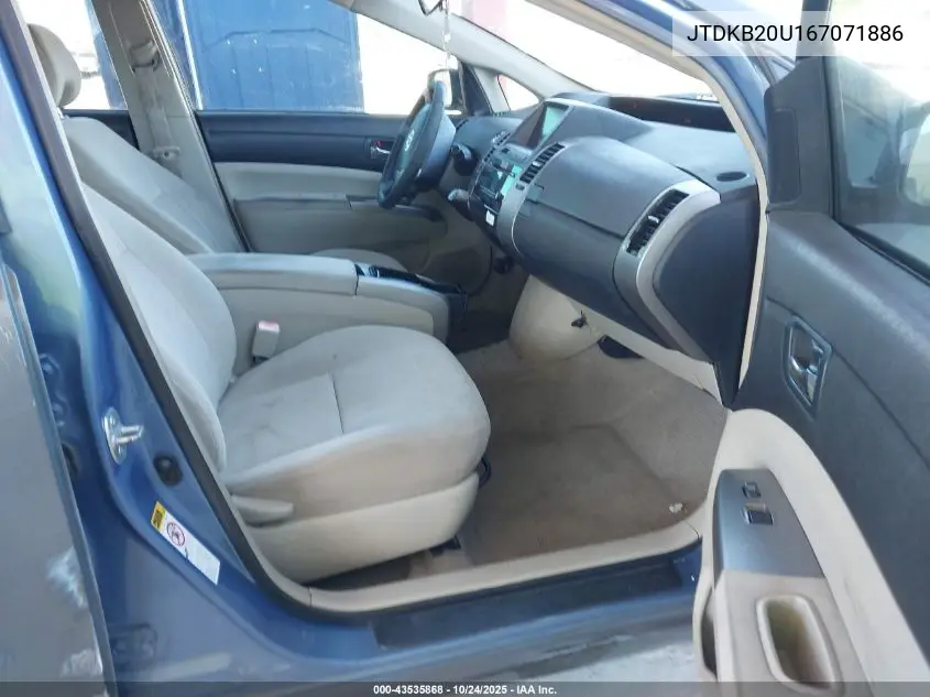 JTDKB20U167071886 2006 Toyota Prius