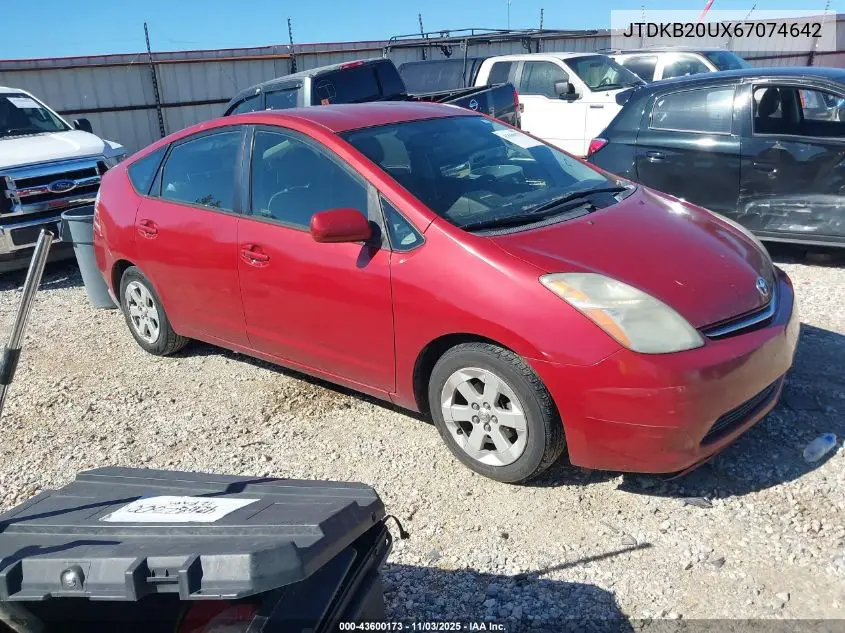 JTDKB20UX67074642 2006 Toyota Prius