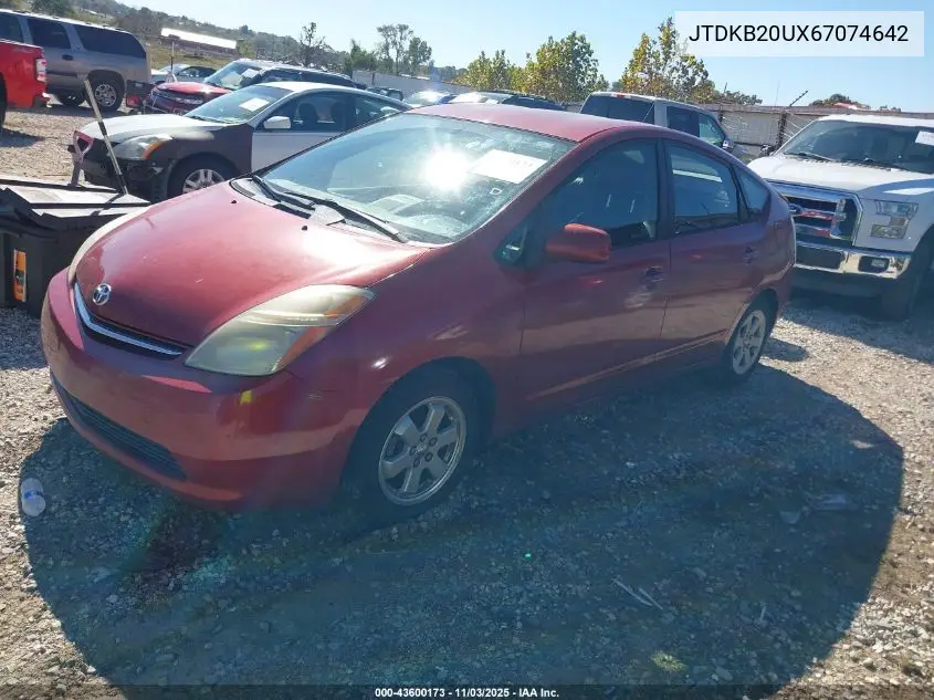 JTDKB20UX67074642 2006 Toyota Prius