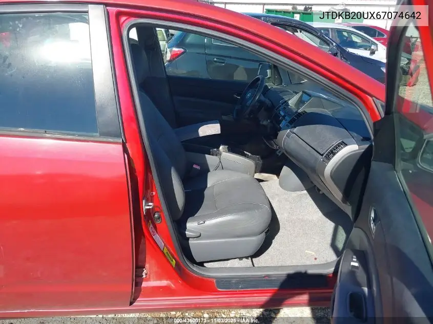 JTDKB20UX67074642 2006 Toyota Prius