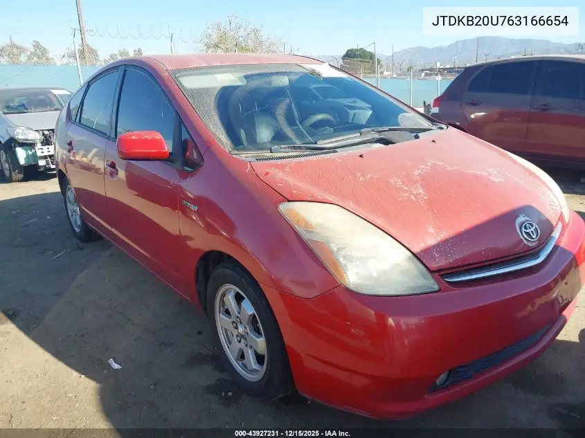 JTDKB20U763166654 2006 Toyota Prius