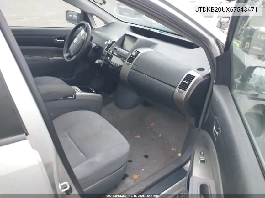 JTDKB20UX67543471 2006 Toyota Prius