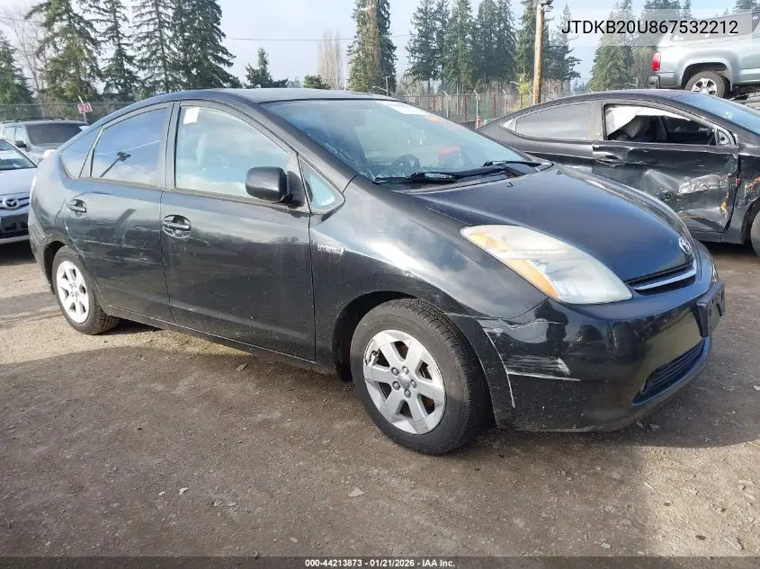 JTDKB20U867532212 2006 Toyota Prius