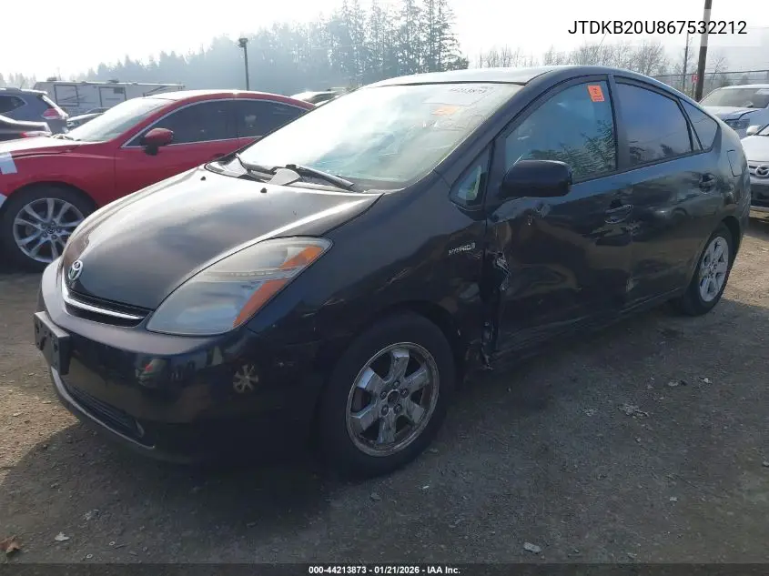 JTDKB20U867532212 2006 Toyota Prius