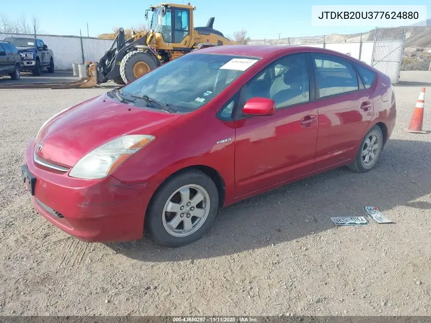 JTDKB20U377624880 2007 Toyota Prius