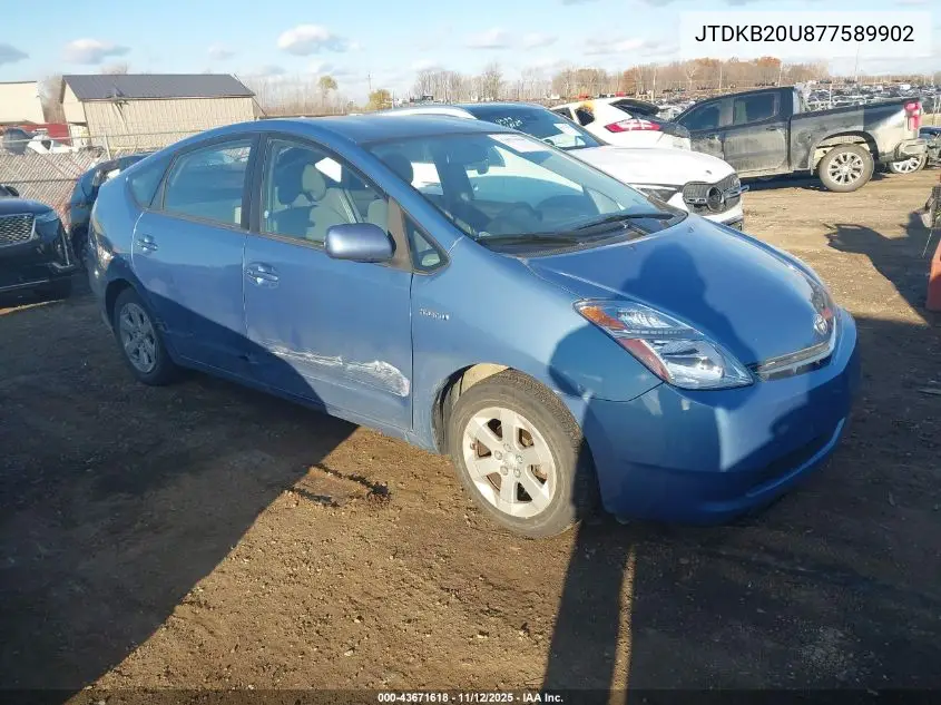 JTDKB20U877589902 2007 Toyota Prius