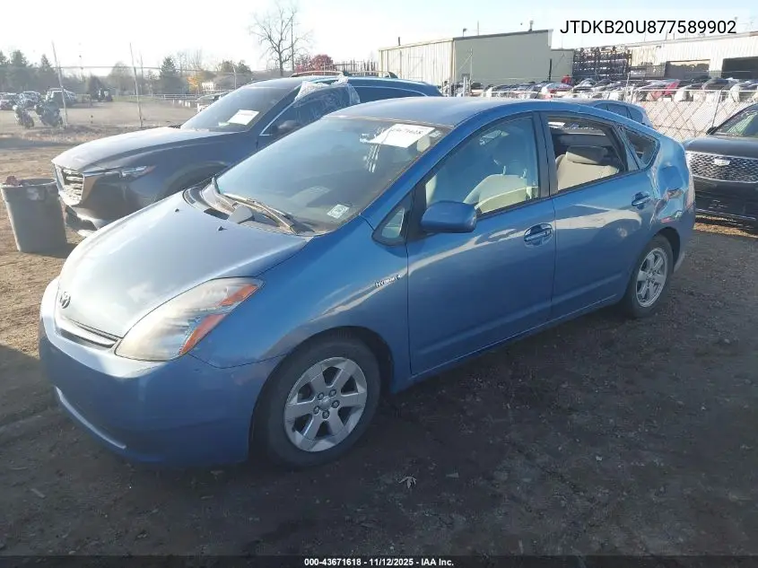 JTDKB20U877589902 2007 Toyota Prius
