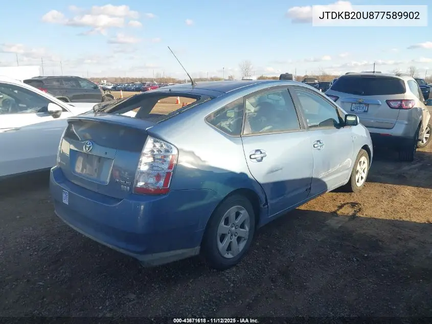 JTDKB20U877589902 2007 Toyota Prius