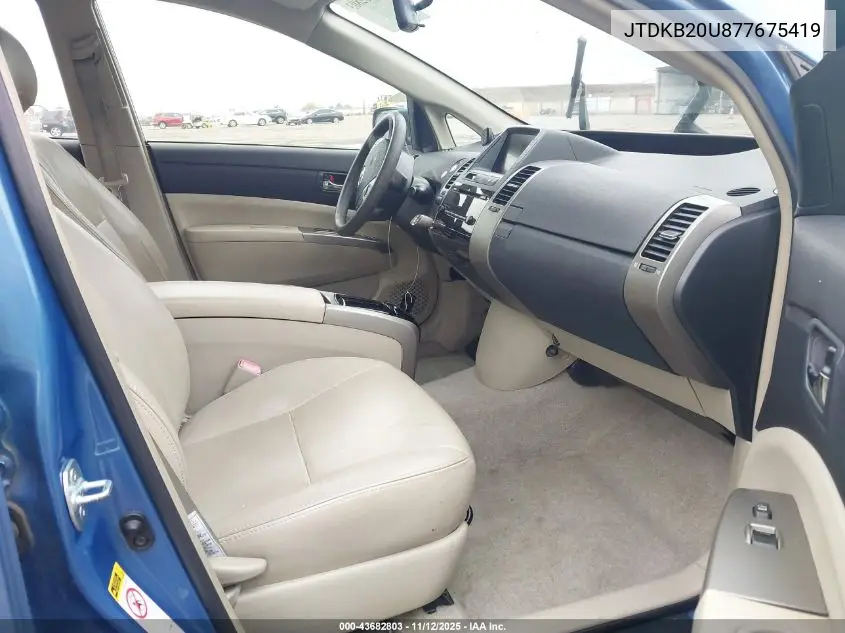 JTDKB20U877675419 2007 Toyota Prius