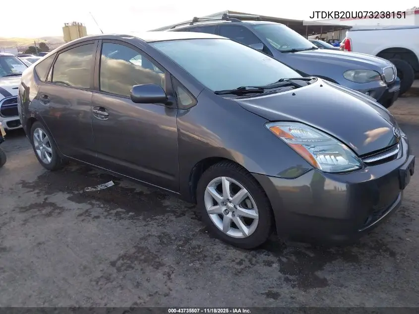 JTDKB20U073238151 2007 Toyota Prius Touring