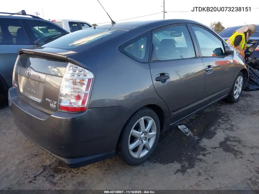 JTDKB20U073238151 2007 Toyota Prius Touring