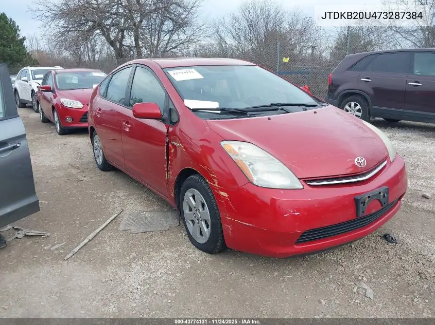 JTDKB20U473287384 2007 Toyota Prius