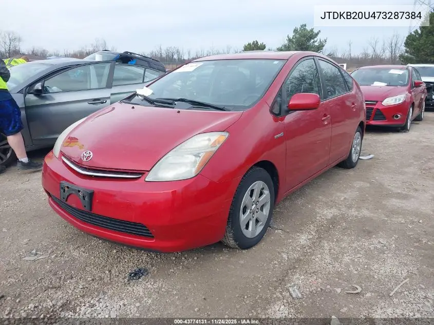 JTDKB20U473287384 2007 Toyota Prius